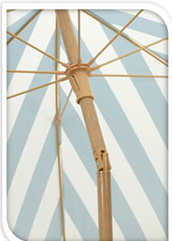 Απεικονίζονται οι ακτίνες της ομπρέλας.